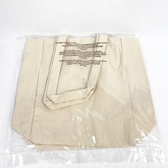 New !!!! TupperwAre canvass tote bag . No time to waste logo. - Picture 2 of 2